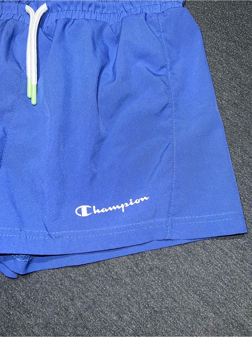Champion Blue Drawstring Athletic Shorts - Picture 2 of 4